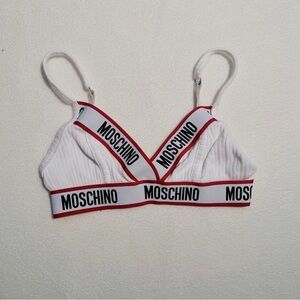 Moschino White Bralette